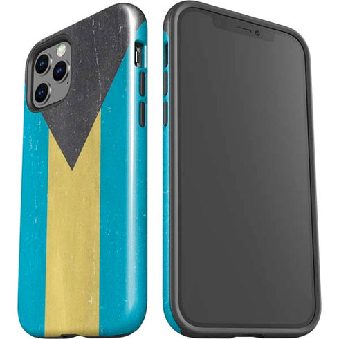 Bahamas Flag Distressed iPhone 12 Pro Impact Case